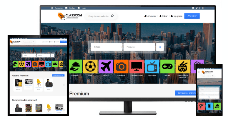 Classcom: plataforma de classificados online Classcom: plataforma de classificados online